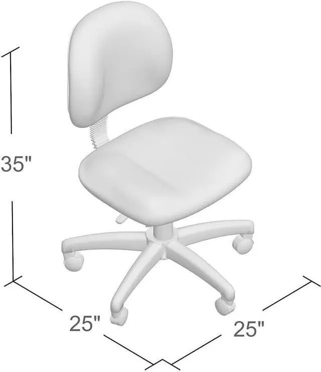 Alt view image 3 of 7 - Boss Fabric Task Chair, Black (B315-BK)