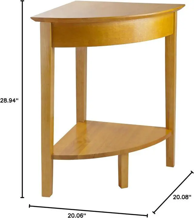 Alt view image 7 of 7 - Winsome Studio Home Office, 20 inches, Honey