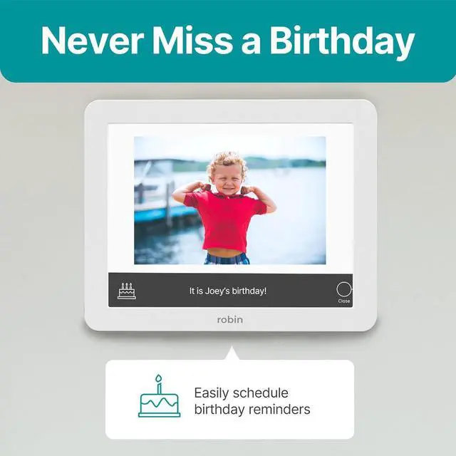 Alt view image 3 of 7 - Robin Clock 2024 with Day and Date for Elderly, Clocks for Seniors, Dementia Clock, Digital Calendar Clock Elderly, Bedside Clocks Seniors, Alzheimers Products, Dementia Clocks Extra Large, White