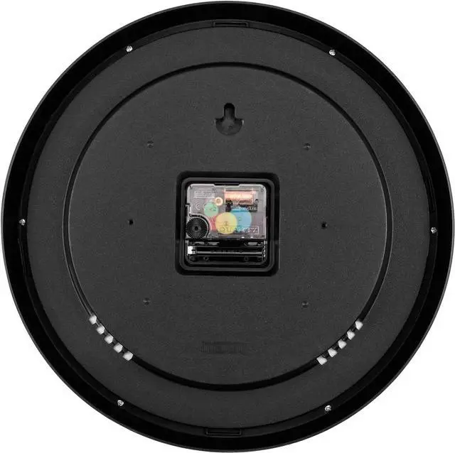 Alt view image 6 of 7 - Lumuasky 4 Pack Black Wall Clock,12 Inch Silent Battery Operated Non Ticking Quartz Round Analog Classic Clock Modern Design for Home Office Classroom School Living Room Bedroom