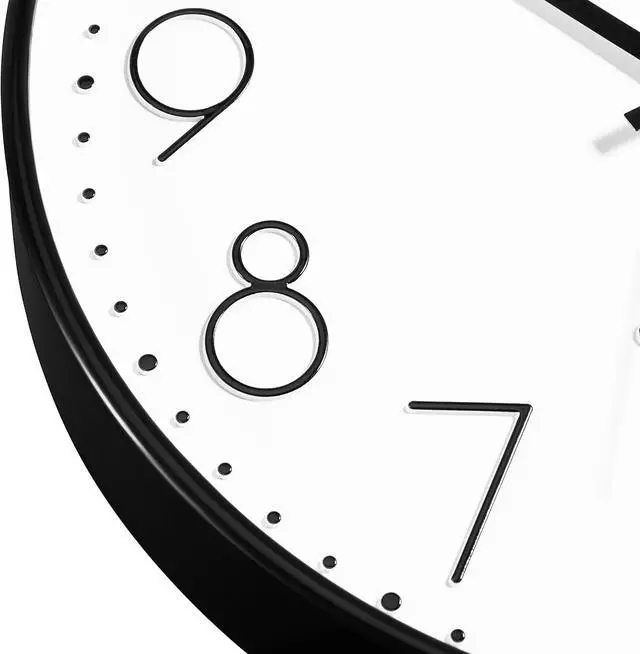 Alt view image 5 of 7 - Lumuasky 4 Pack Wall Clock,12 Inch Silent Battery Operated Non Ticking Quartz Round Analog Classic Clock Modern Design for Home Office Classroom School Living Room Bedroom