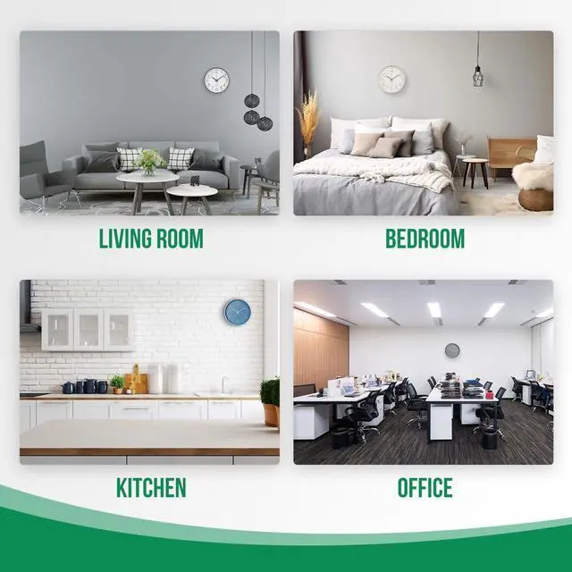 Alt view image 7 of 7 - Wall Clock 12 Inch Non-Ticking Silent Modern Simple Style Round Decor Clock Gold Stereoscopic Dial Quartz Wall Clocks for Home/Office/School/Living Room/Bedroom/Kitchen