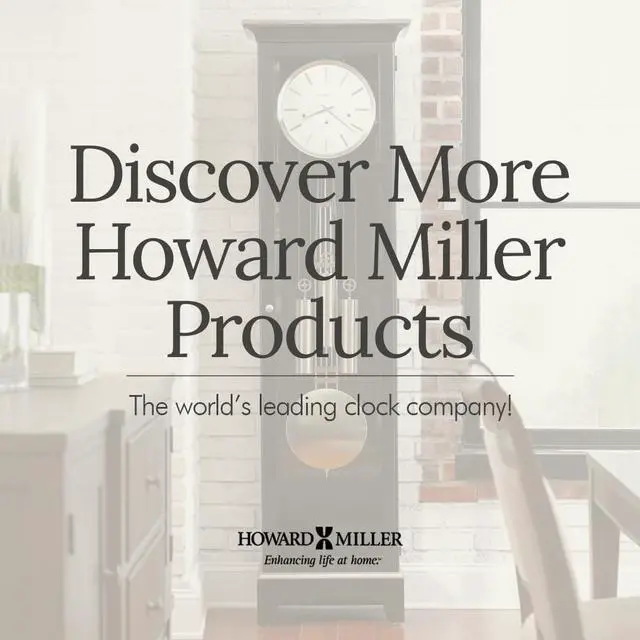 Alt view image 6 of 6 - Howard Miller Virgo Wall Clock - Round Analog Clock, Battery Operated with Quartz Movement, Sturdy Metal Frame, Modern Display, Easy-to-Read Numerals - Ideal for Kitchen, Bedroom, & Living Room Decor