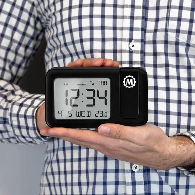 Alt view image 4 of 7 - MARATHON Projection Clock with Large Display and Backlight