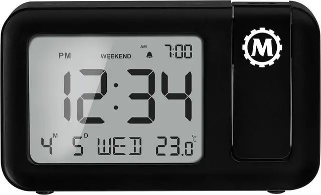 Alt view image 7 of 7 - MARATHON Projection Clock with Large Display and Backlight