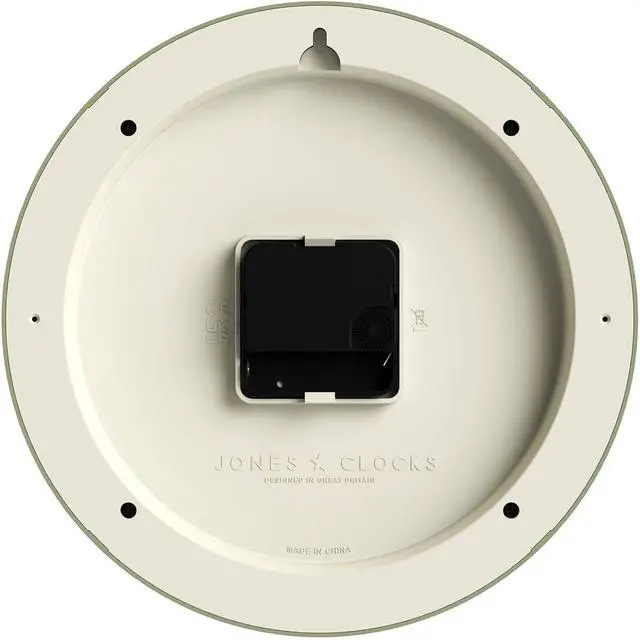 Alt view image 7 of 7 - JONES CLOCKS® Frieze Wall Clock | Small Elegant Classic Round Clock | 9 inch | Green | Pretty Design Ideal for The Kitchen, Living Room, Bedroom, Large or Small Spaces