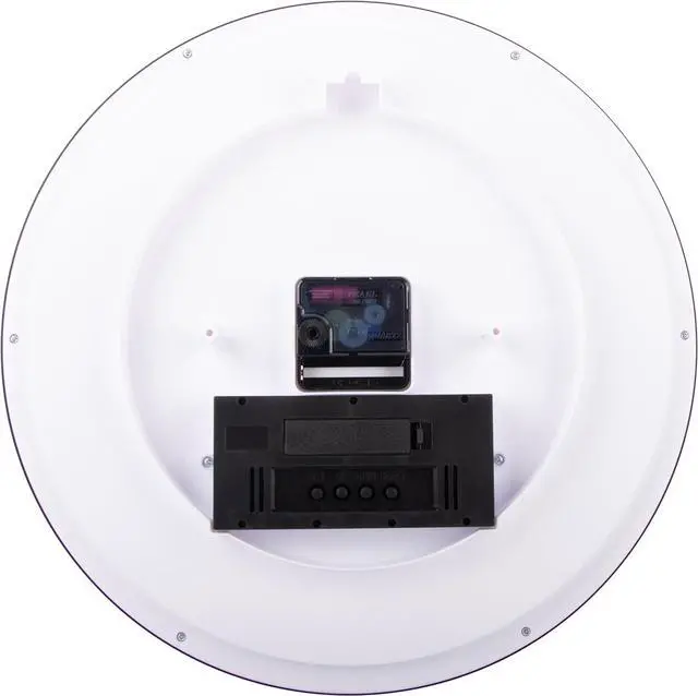 Alt view image 6 of 7 - OSTAR 14" Large Analog Digital Display Wall Clock Silent Non-Ticking, Day of The Week Temperature Battery Operated Clock for Living Room Bedroom Kitchen