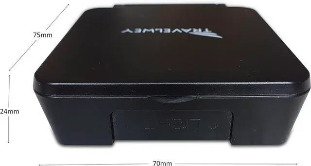 Alt view image 2 of 5 - Digital Travel Alarm Clock - No Bells, No Whistles, Simple Basic Operation, Loud Alarm, Snooze, Small and Light, ON/Off Switch, 2 AAA Battery Powered, Black