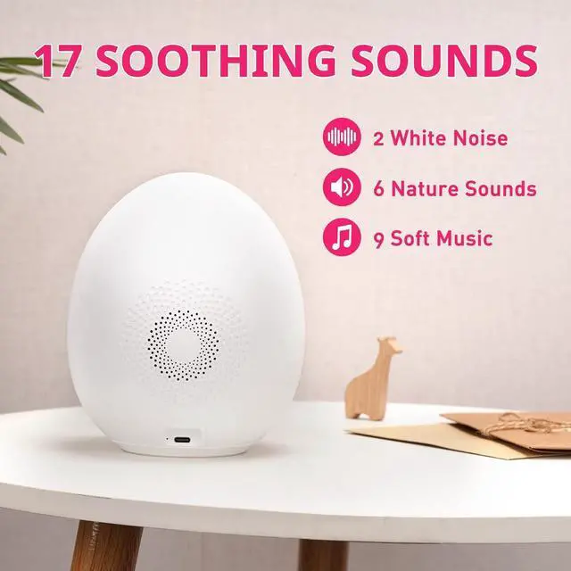 Alt view image 4 of 7 - Kids Alarm Clock, Toddler Sleep Training Clock with Sun & Moon, Sound Machine, Night Light, Ok to Wake Alarm Clock for Children