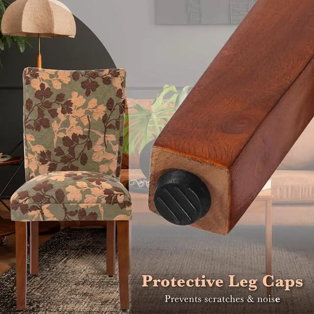 Alt view image 5 of 7 - Homepop Home Decor | K1136-F975 | Classic Upholstered Parsons Dining Chair | Single Accent Dining Chair, Brown Woven