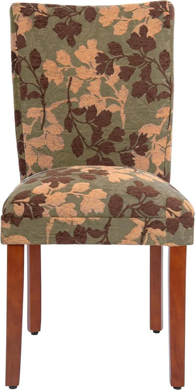 Alt view image 7 of 7 - Homepop Home Decor | K1136-F975 | Classic Upholstered Parsons Dining Chair | Single Accent Dining Chair, Brown Woven