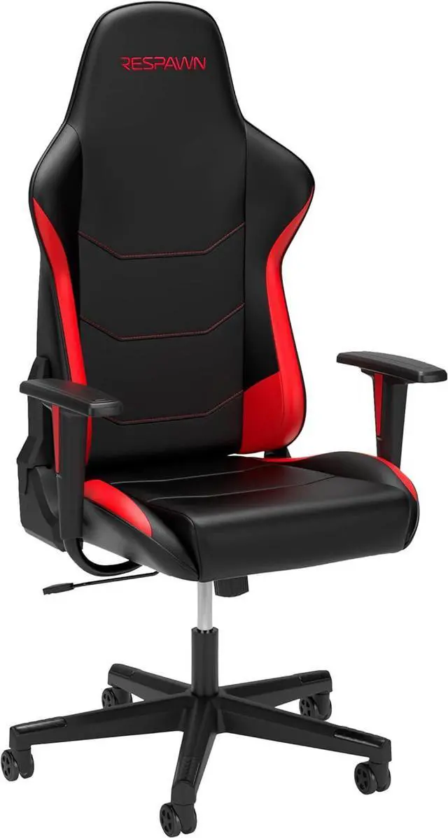 Main image of RESPAWN 110 Ergonomic Gaming Chair - Reclining Office Video Game Swivel Chair with Lumbar Support, Headrest, Heavy Duty, High Back, Racing Style Gaming Recliner Seat for Computer Gamer - Red