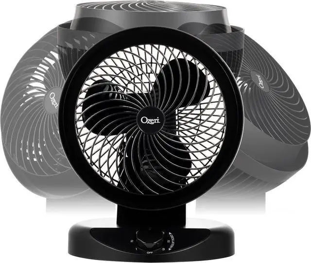 Main image of Ozeri Brezza 360 10" Oscillating Table Fan, with Orbital Motion Technology