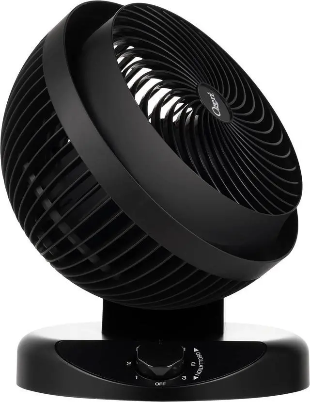 Alt view image 2 of 7 - Ozeri Brezza 360 10" Oscillating Table Fan, with Orbital Motion Technology