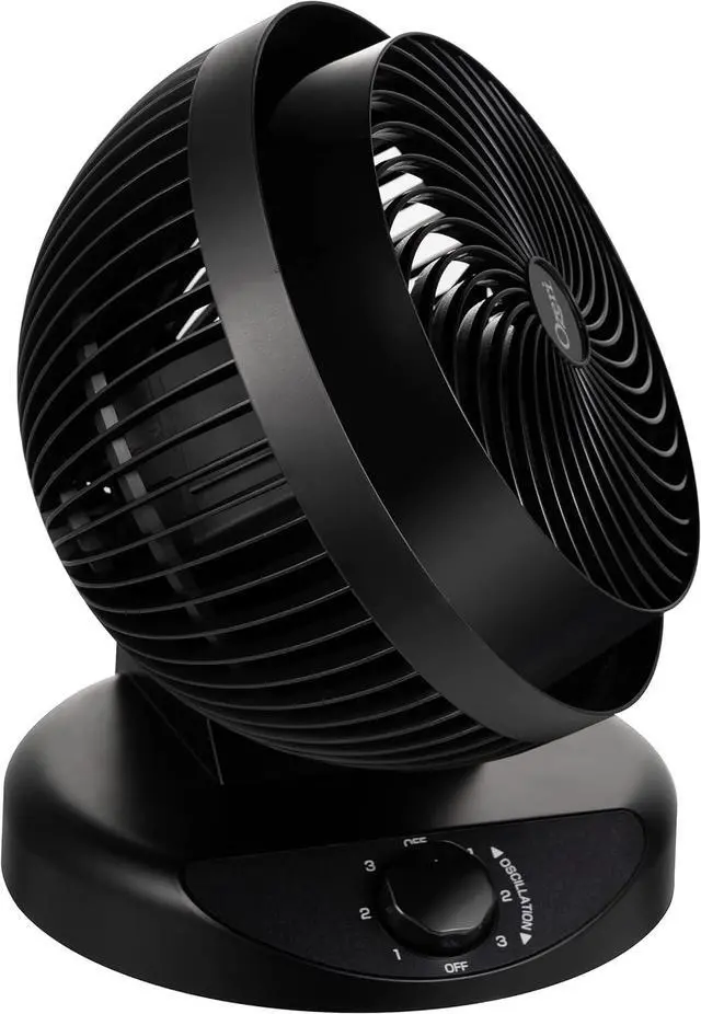 Alt view image 5 of 7 - Ozeri Brezza 360 10" Oscillating Table Fan, with Orbital Motion Technology