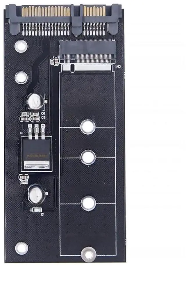 Main image of JAENFONG FOR M2 SATA Adapter M2 to SATA Adapter M.2 to SATA Converter 2.5" SATA3.0 6Gbps Riser Board B Key Support 2230 2242 2260 2280 M2 SSD