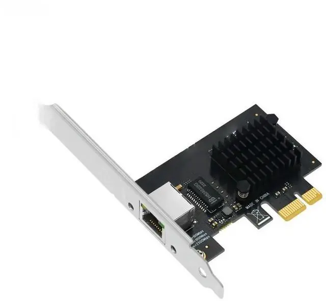 Alt view image 3 of 3 - JAENFONG FOR PCI Express Network Card 2.5Gbps Gigabit Ethernet PCIE Network Card LAN Adapter 1 Port RJ45 for I225V Chips for Desktop PC