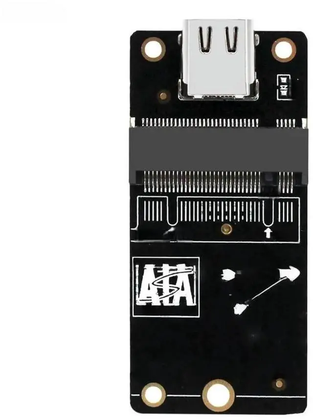 Alt view image 3 of 3 - JAENFONG FOR M2 to USB 3.1 TYPE C Adapter PCIE NVME SSD M.2 SATA SSD to USB C Riser Board 10Gbps Dual Protocol RTL9210B for M/B+M Key 2230 M2