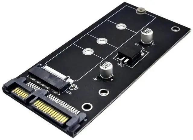 Alt view image 2 of 3 - JAENFONG FOR Add On Card NGFF M.2 Adapter M2 SATA3 M.2 to SATA Adapter SSD M2 to SATA Expansion Card B Key Suppor 30/42/60/80mm