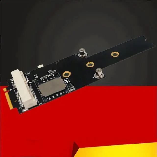 Alt view image 3 of 3 - JAENFONG FOR M.2 Wifi Adapter for Wifi Module Mini PCIE Wireless Network Card to M2 NGFF Key M Adapter Support 2242/2260/2280/22110 Type Slot