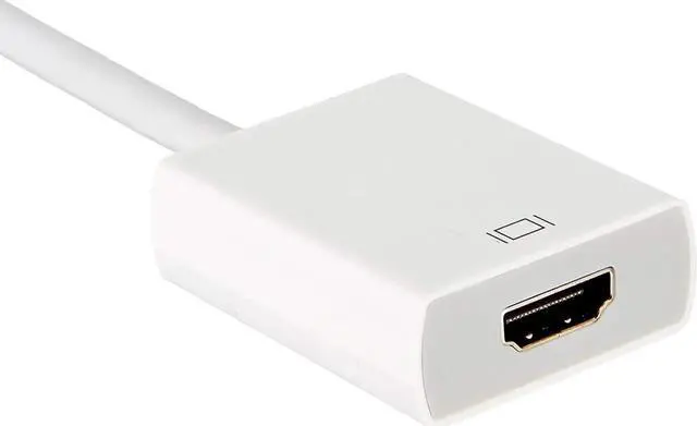 Alt view image 5 of 6 - JAENFONG  Display Port to HDMI, Displayport to HDMI Adapter Converter(Male to Female) for DisplayPort Enabled Desktops and Laptops to Connect to HDMI Displays Adapter - Male to Female, White