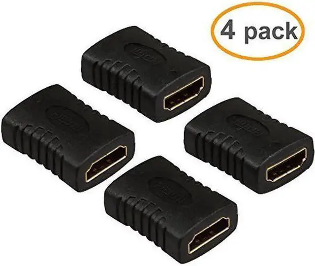 Main image of JAENFONG   HDMI V1.4 Female to Female F/F Coupler Extender Adapter Plug for HDTV HDCP 3D and 4K HDMI Cable Extension Connector Converter, 4X HDMI Female Adapter