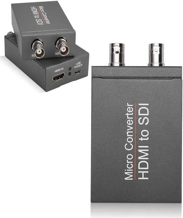 Main image of JAENFONG 1080P HDMI to SDI Converter,HDMI to SDI Adapter 1080P@60Hz HDMI in to Two SDI 1080P@60Hz Output SD-SDI HD-SDI 3G-SDI Video Converter Adapter for SDI Monitor HDTV