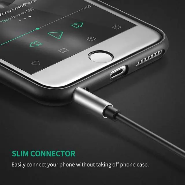 Alt view image 7 of 7 - JAENFONG 2Pack) 3.5mm Audio Stereo Y Splitter Cable 3.5mm Male to 2 Port 3.5mm Female for Earphone, Headset Splitter Adapter, Compatible for iPhone, Samsung, LG, Tablets, MP3 players,-Gray