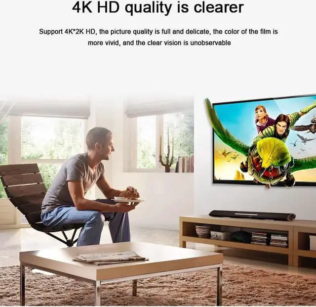 Alt view image 4 of 7 - JAENFONG DP to HDMI Adapter - DisplayPort to HDMI Adapter - 4K UHD @60Hz, 3D Resolutions up to 3840x2160p@60Hz, 1-Pack