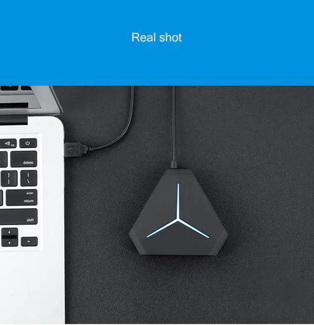 Alt view image 3 of 7 - JAENFONG USB 3.0 Hub Splitter Super Speed 6 Port USB3.0 Ultra Slim Data Hub with LED Indication Compatible with Windows, Mac Os X, and Linux(6USB 3.0)