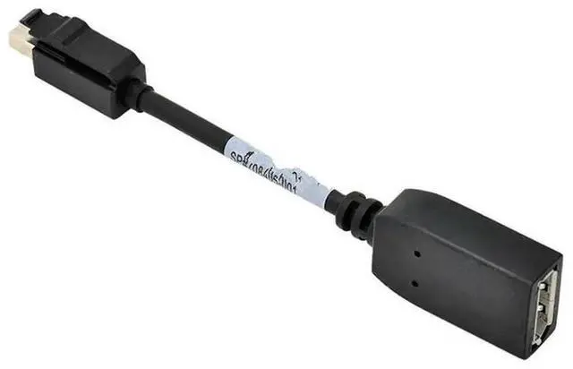 Alt view image 2 of 4 - Mini DisplayPort to DisplayPort Cable  Compatible with HP 703216-001 708463-001, Computer Mini DP to DP Cable for Video/Audio Transmission