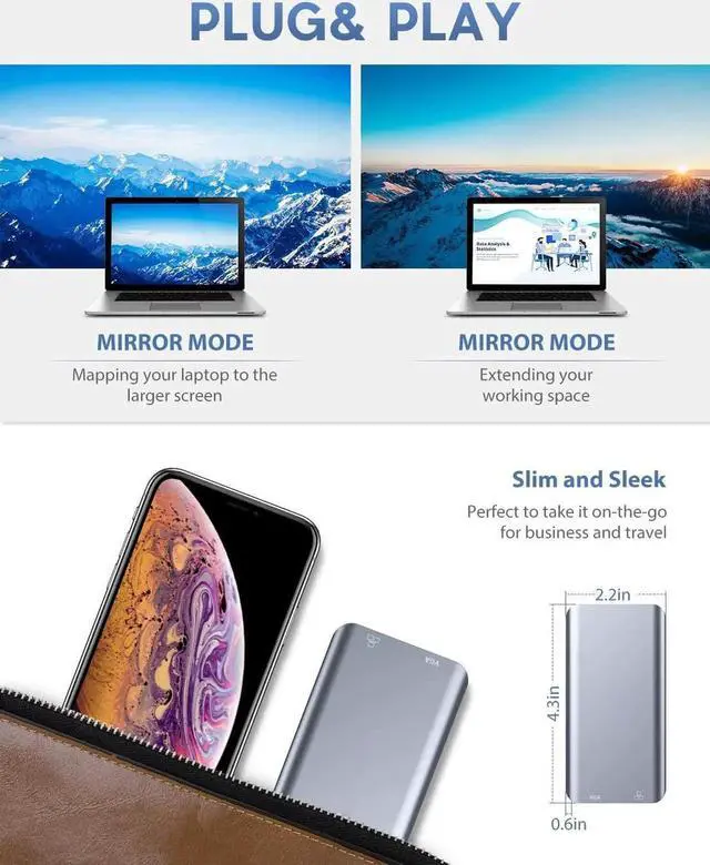 Alt view image 2 of 7 - USB C Hub Multiport Adapter 10 in 1, USB C Docking Station with 4K HDMI/VGA/87W Power Delivery/3 USB Ports/MicroSD/TF/1Gbps Ethernet/3.5mm Audio Adapter for MacBook, Dell XPS, More Type C Devices