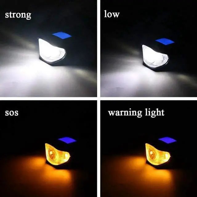 Alt view image 4 of 7 - Bike Light Set, Bicycle Headlight Taillight, Bicycle Speedometer Odometer for Bike, with Horn, USB Rechargeable Bike Tail Light and Front Light Set Cycle Head Light Fits All Mountain & Road Bike