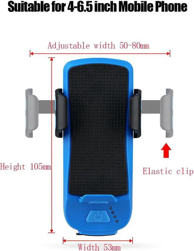 Alt view image 3 of 7 - Bike Light Set with Solar USB Rechargeable Bicycle Light 4000mAh 800Lumens, Instant Install, Fits All Bikes - 3 Modes, Bike Lights Front and Back Illumination - Waterproof, Lightweight, Durable