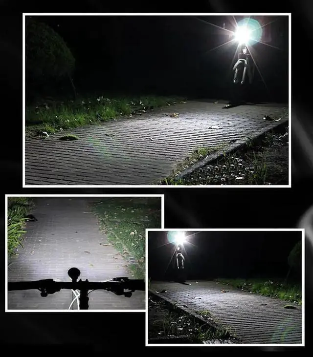 Alt view image 5 of 6 - Bike Horn Lighting- Mini USB Rechargeable 250 Lumen LED Super Bright Bicycle Headlight with 120dB Loud Bike Horn For Bicycle Mountain Bike Safe Riding