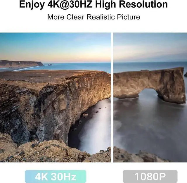 Alt view image 2 of 7 - HDMI Extender Over Ethernet CAT5e/6/CAT7 - Up to 394ft (120m) - Lossless Low Latency Signal, HDMI Loopout - Long Range Ethernet to HDMI at 4K@30Hz - (4KHE120M)