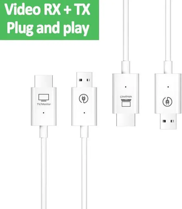 Main image of Wireless HDMI Transmitter and Receiver, Stable Wireless HDMI Extender Kit 1080P@60Hz , Streaming Smooth Media Video/Audio/File for Laptop/PC/Camera/Phone to Monitor/Projector/HDTV - 98FT/30M