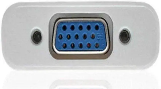 Alt view image 7 of 7 - HDMI to VGA Adapter , Gold-Plated 1080P Active HDMI to VGA Adapter Video Converter Male to Female for Computer, Desktop, Laptop, PC, Monitor, Projector, HDTV, Chromebook, Raspberry Pi-White