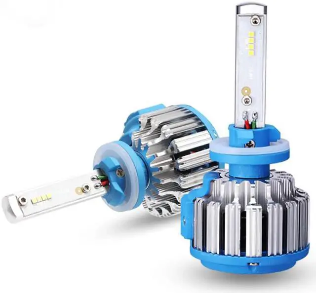 Main image of 880 LED Headlight Bulbs Car Light Conversion Kit COB Chips 70W 7200LM 6000K Cool White - 2 Year Warranty