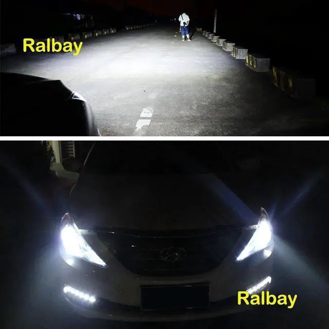 Alt view image 7 of 7 - LED Headlight 9005 / HB3 2 Pcs LED Conversion Kits 6000K Cool White 72W 7600LM - 1 Year Warranty