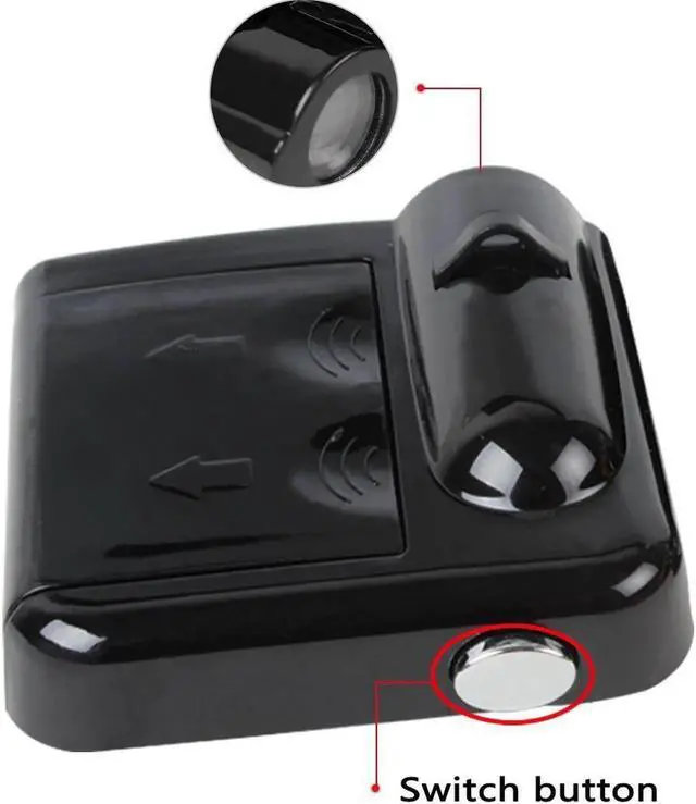 Alt view image 6 of 7 - Car Door Projector Lights 2 Pcs Wireless Led Car Lights With Magnet Sensor Auto Courtesy Welcome Logo Shadow Lamp Battery Operated 6AAA included(VW)