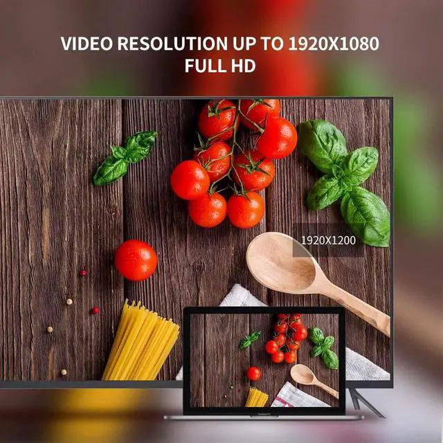 Alt view image 7 of 7 - HDMI to DVI Cable, Bi-Direction HDMI Female to DVI(24+1) Male Adapter, Support 1080P Full HD, 3D for Raspberry Pi, Roku, Xbox One, 0.22M Black