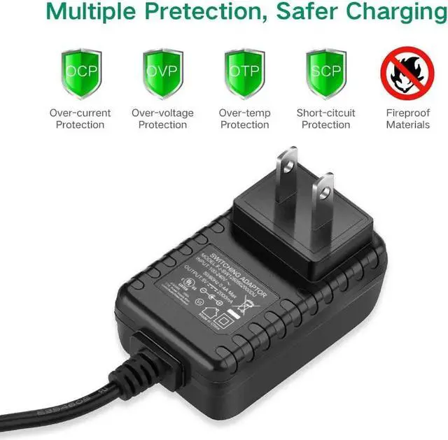 Alt view image 3 of 7 - DC 5V 2A (2000mAh) Wall Adapter Power Supply 100-240V US Plug with 1.35mm x 3.5mm Connector Plug AC Charger for Led Strip, String Lights, Wireless Router, LCD, Hub, Switches, CCTV Cameras