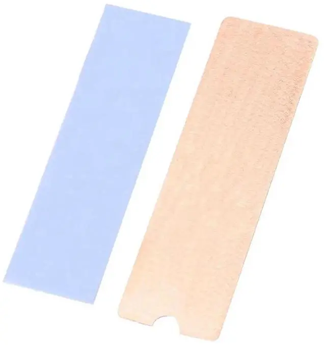 Main image of 6Pcs M.2 SSD Heat Sink NVME NGFF M.2 2280 Solid State Hard Disk Pure Copper Heatsink Thin Radiator 1.0Mm
