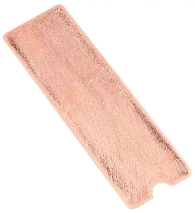 Alt view image 4 of 4 - 6Pcs M.2 SSD Heat Sink NVME NGFF M.2 2280 Solid State Hard Disk Pure Copper Heatsink Thin Radiator 1.0Mm