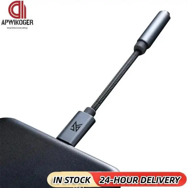 Main image of Type-C To 3.5mm Earphone Audio Cable 32bit/384kHz USB C To Aux Female Cable DAC + IC Amplifier Dual Chip Audio Dongle Cable Cord