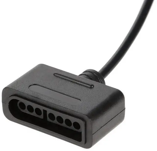Alt view image 4 of 4 - 2PCS 1.8m Game Controller Extension Cable Data Cord Gaming Extension Cable Cord for SNES Super for Nintendo 16 Bit Controller