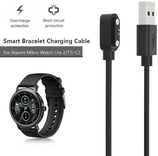 Alt view image 5 of 7 - USB Magnetic Charging Cable watch Charging Cable Replacement Fast Charging Cable Accessories for Mibro Watch Lite 2/T1/ C2