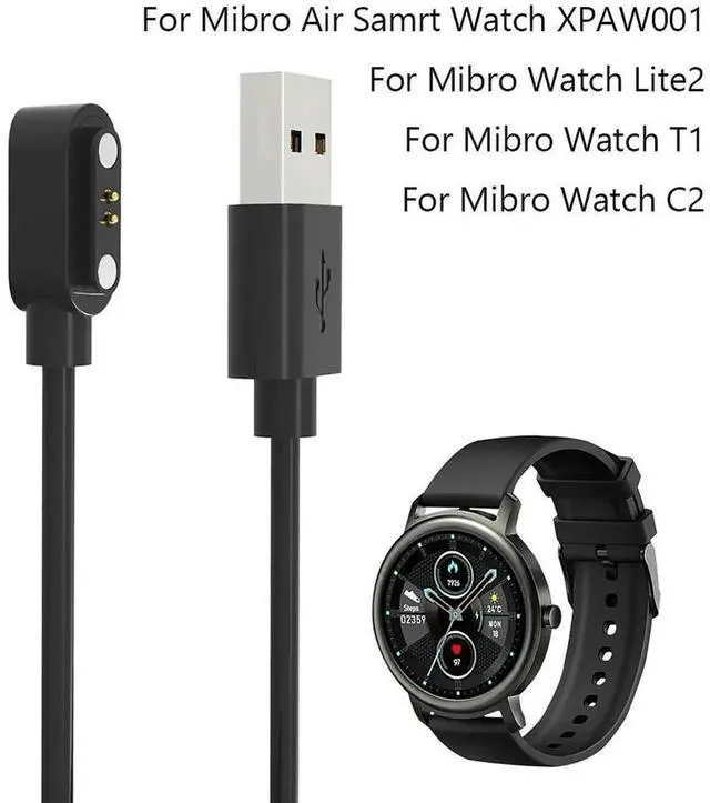 Alt view image 4 of 7 - USB Magnetic Charging Cable watch Charging Cable Replacement Fast Charging Cable Accessories for Mibro Watch Lite 2/T1/ C2