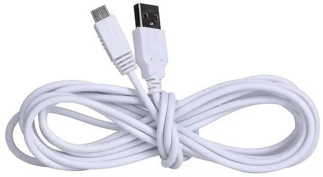 Alt view image 6 of 7 - 3 Meter USB Charger Cable Data Cord Back-up USB Charger Power Cable Cord USB Power/Charger Cable Cord for Nintendo Wii U Gamepad